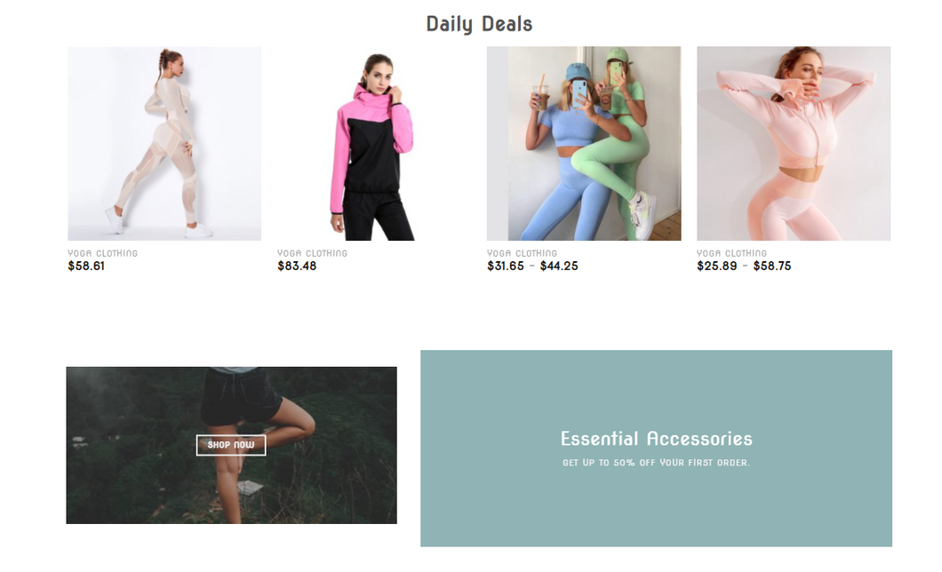 Yogaity.com - Automated Dropshipping Business
